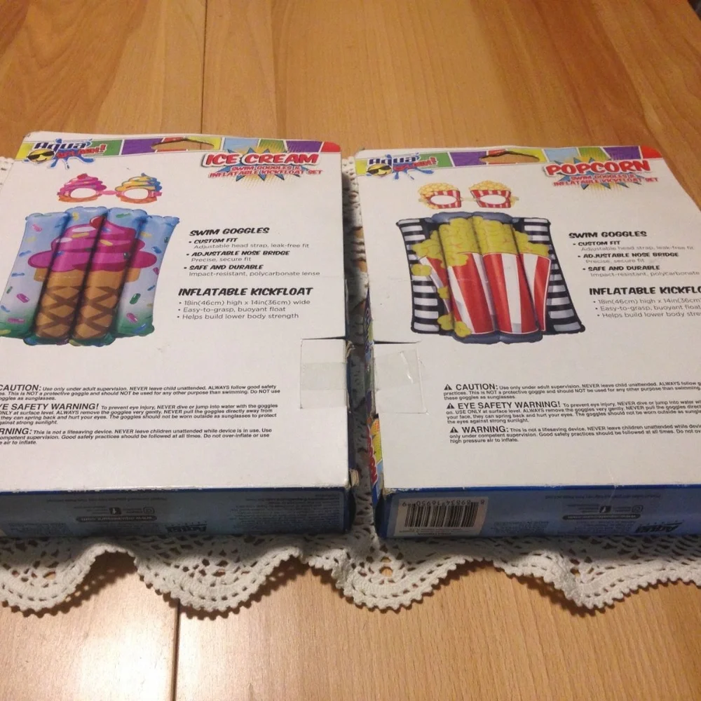 New Fun Swim Goggles and Kickfloats bundle